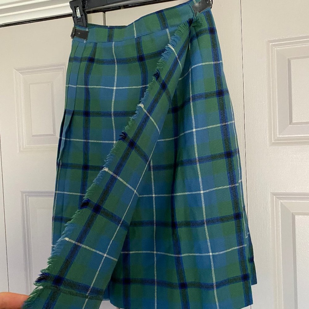 Vintage Plaid Skirt - Kora Ottimer - England